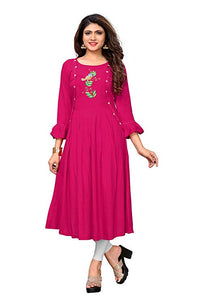 Multi Colour cotton  fancy emboroidery kurti