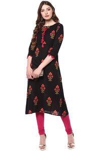 Multi Colour cotton emboroidery  fancy kurti