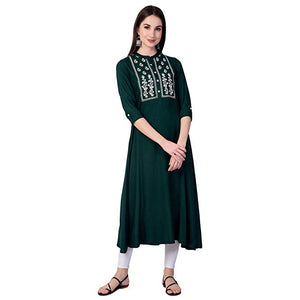 Multi Colour cotton emboroidery  fancy kurti