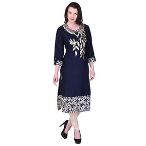 Multi Colour cotton emboroidery fancy kurti