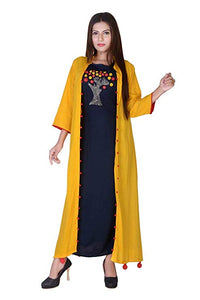 Multi Colour cotton emboroidery fancy kurti