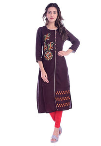 Multi Colour cotton emboroidery fancy kurti