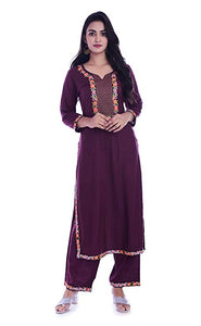 Multi Colour cotton emboroidery fancy kurti