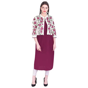 Multi Colour cotton emboroidery fancy kurti