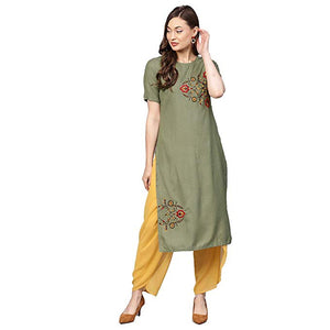 Multi Colour cotton emboroidery fancy kurti