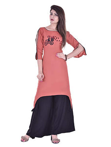 Multi Colour cotton emboroidery fancy kurti