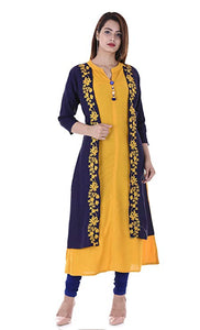 Multi Colour cotton fancy emboroidery kurti