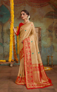 Royal Cotton Banarasi Silk Saree