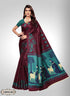Digital Printed Art Silk Saree