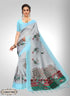 Digital Printed Art Silk Saree