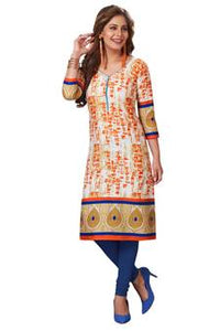 Multi Colour cotton Printed fancy kurti