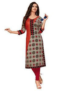 Multi Colour cotton Printed fancy kurti