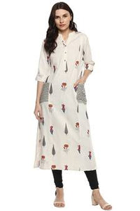 Multi Colour cotton Printed fancy kurti