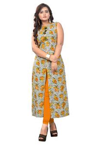 Multi Colour cotton Printed fancy kurti