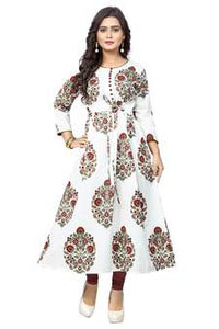 Multi Colour cotton Printed fancy kurti