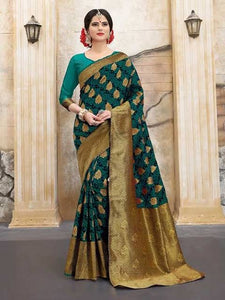 Royal Cotton Banarasi Silk Saree