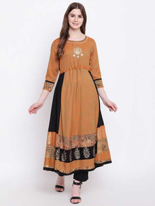 Multi Colour cotton emboroidery fancy kurti