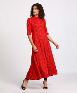 Multi Colour cotton Printed fancy kurti