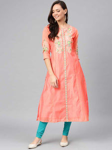 Multi Colour cotton Printed fancy kurti