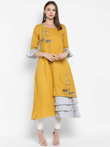 Multi Colour cotton Printed fancy kurti