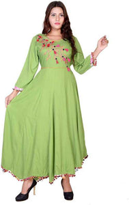 Multi Colour cotton emboroidery fancy kurti